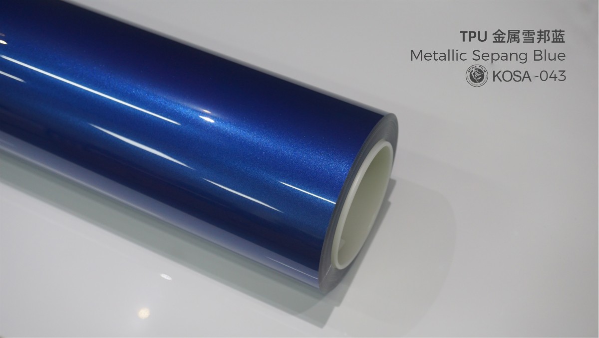 Tuyết bon màu xanh Kim loại